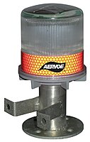 Aervoe Solar Strobe/Signal Light - Red