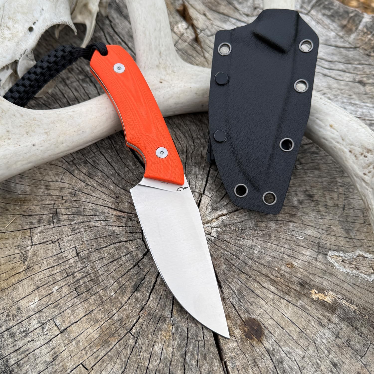 CIVIVI Gander Fixed Blade Knife with Kydex Sheath, 3.63" 14C28N Blade