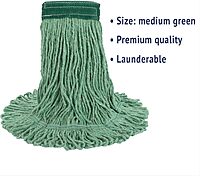 Boardwalk Super Loop Wet Mop Head, Medium, Green