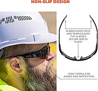 Ergodyne Skullerz Dagr Polarized Safety Sunglasses- Matte Gray Frame, Smoke Lens