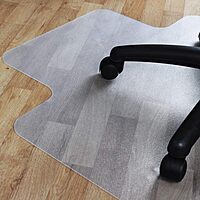 FLOORTEX Valuemat Vinyl Lipped Chair Mat for Hard Floor