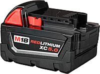 Milwaukee 48-11-1850 M18 Redlithium 5.0Ah Bat Pack