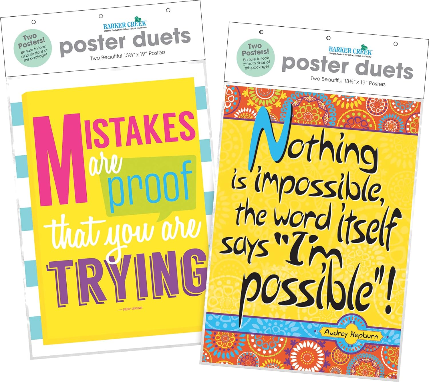 Barker Creek Motivational Poster Set