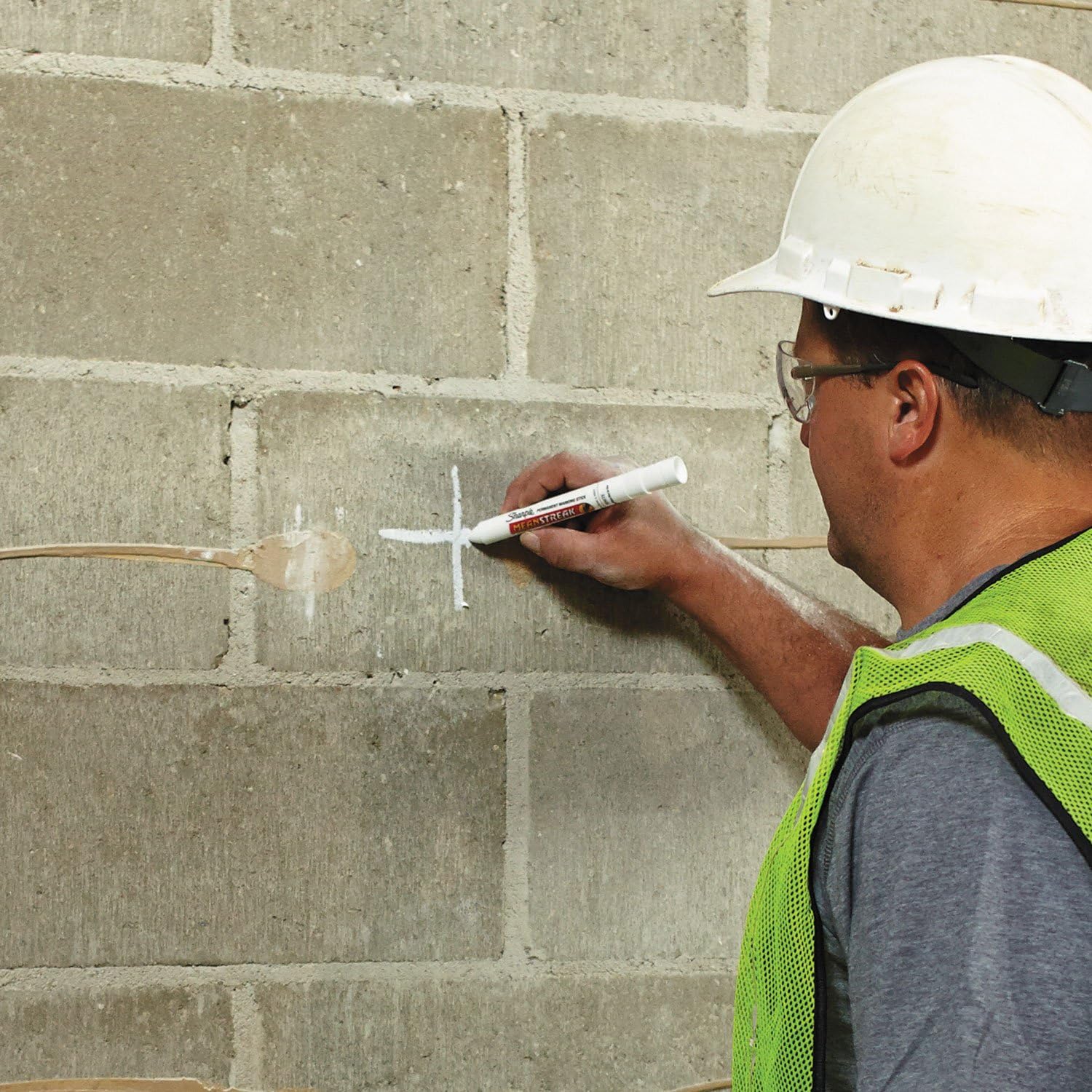 Sharpie Mean Streak Permanent Marking Stick - White (Model 85018)