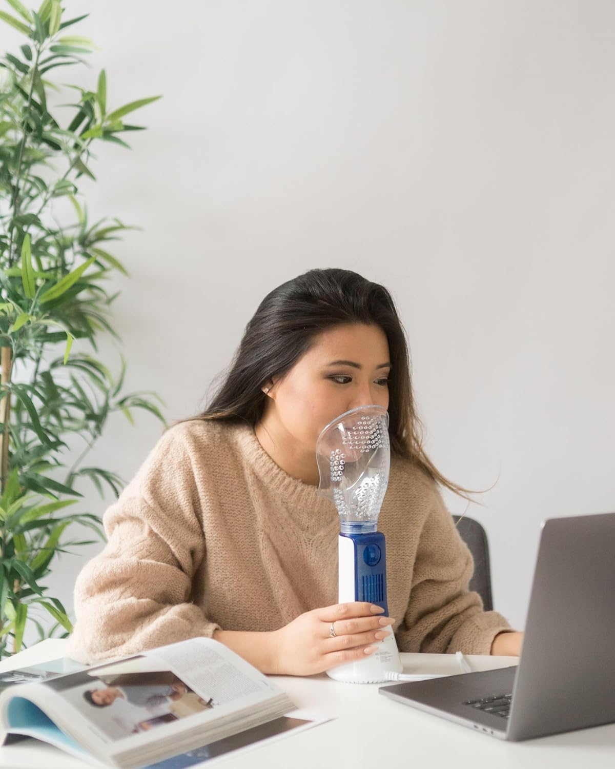 CRANE Personal Steam Inhaler for Sinus, Congestion & Cold Relief