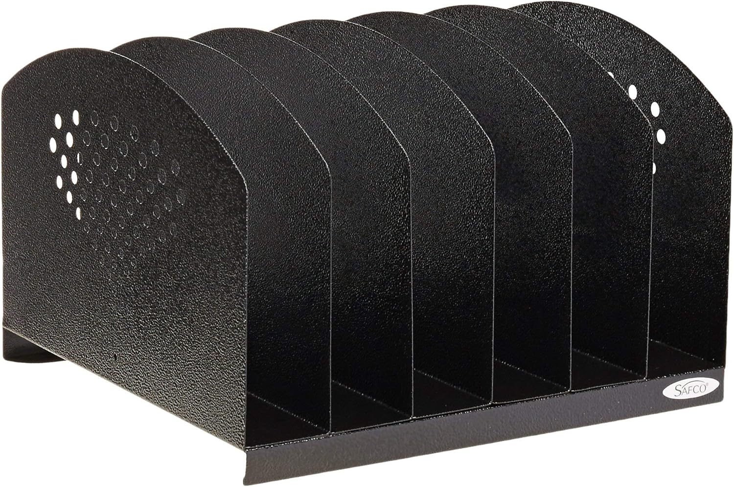 SAFCO Steel Desktop Organizer Rack, Six-Section