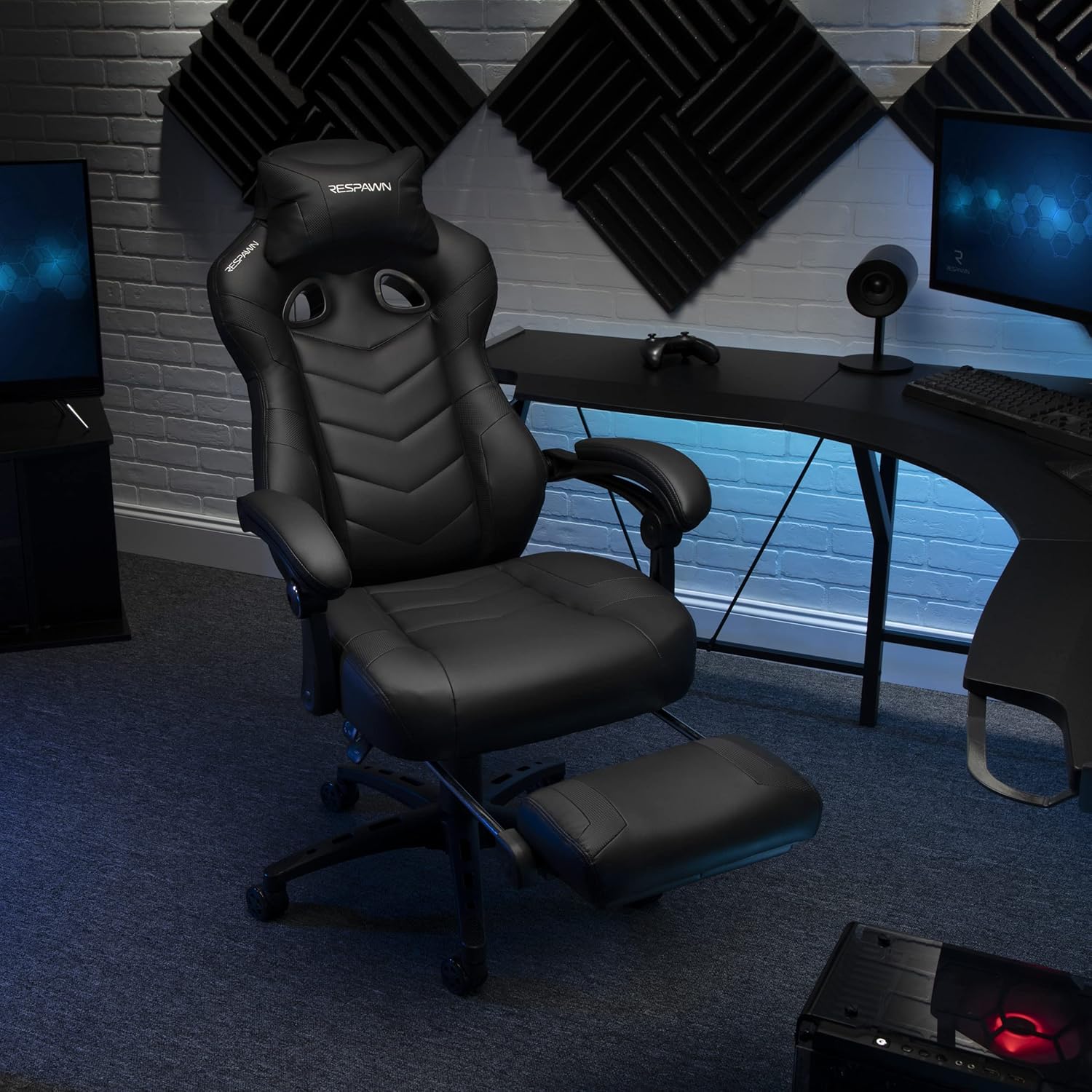 RESPAWN 110 Pro Ergonomic Gaming Chair with Footrest