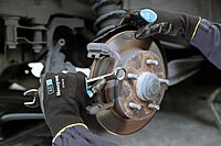 Honeywell CoreShield 13-Gauge Cut-Resistant Glove — Black Nitrile Coating, A5/E, Size 9/L