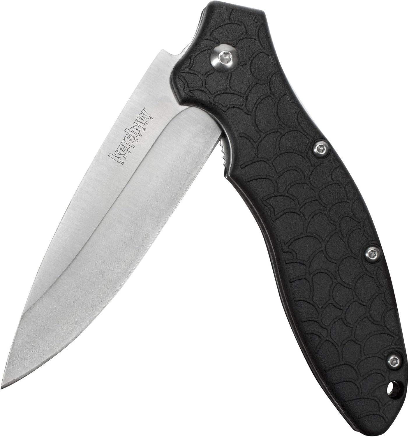 SOG Flare Folding and Pocket Knife Assisted Opening Tech Knife w/ 3.5 Inch Stainless Straight Edge Blade & Tactical Knife
