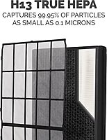 Fellowes AeraMax SV 4-Speed HEPA Air Purifier, 1,500 Sq. Ft., White/Black