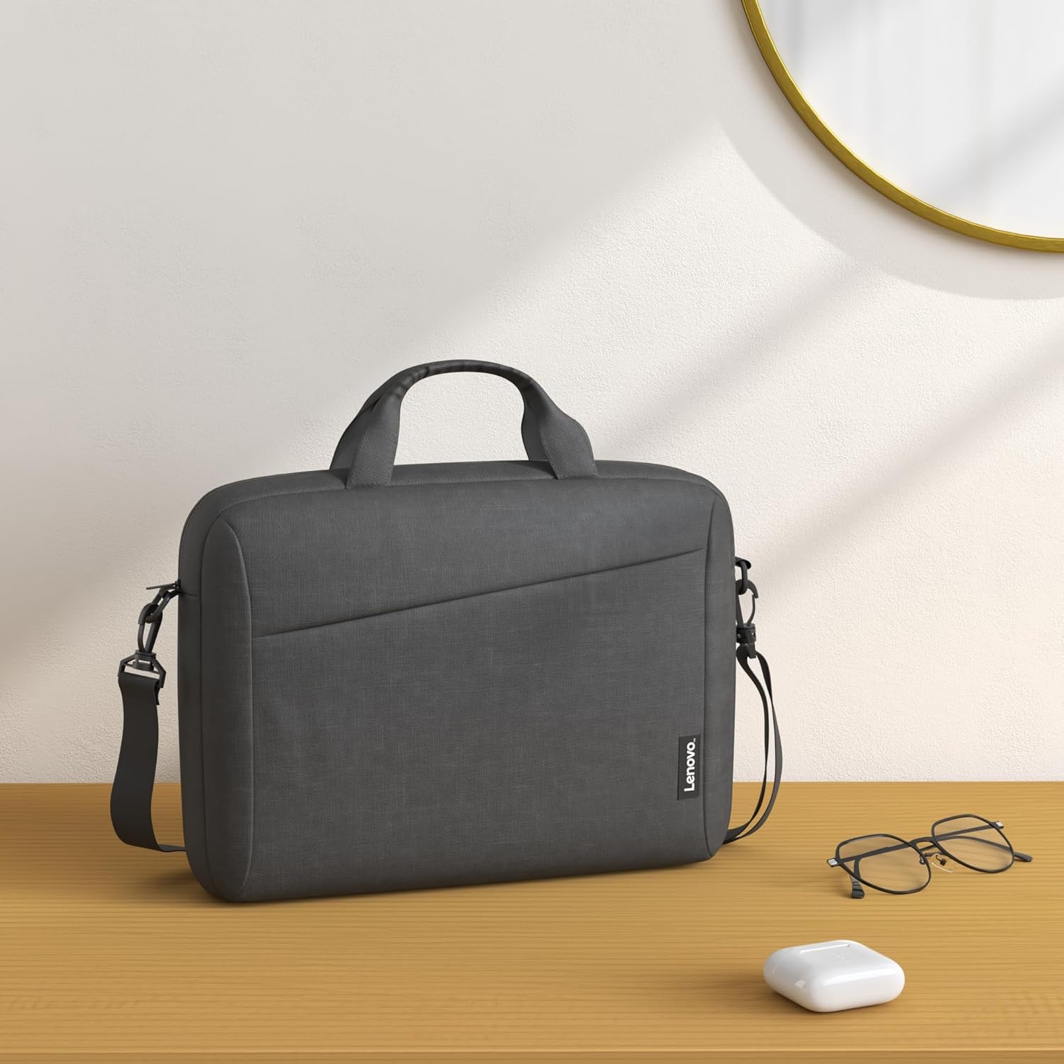 Lenovo Laptop Bag T210, Messenger Shoulder Bag for Laptop or Tablet, Sleek