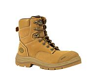 Oliver Men's 6" SD Safety Toe Lace Up Work Boot, Wheat - 11 Medium