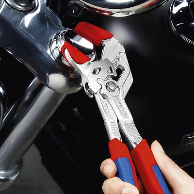 KNIPEX 10" Pliers Wrench, Ergonomic Grip