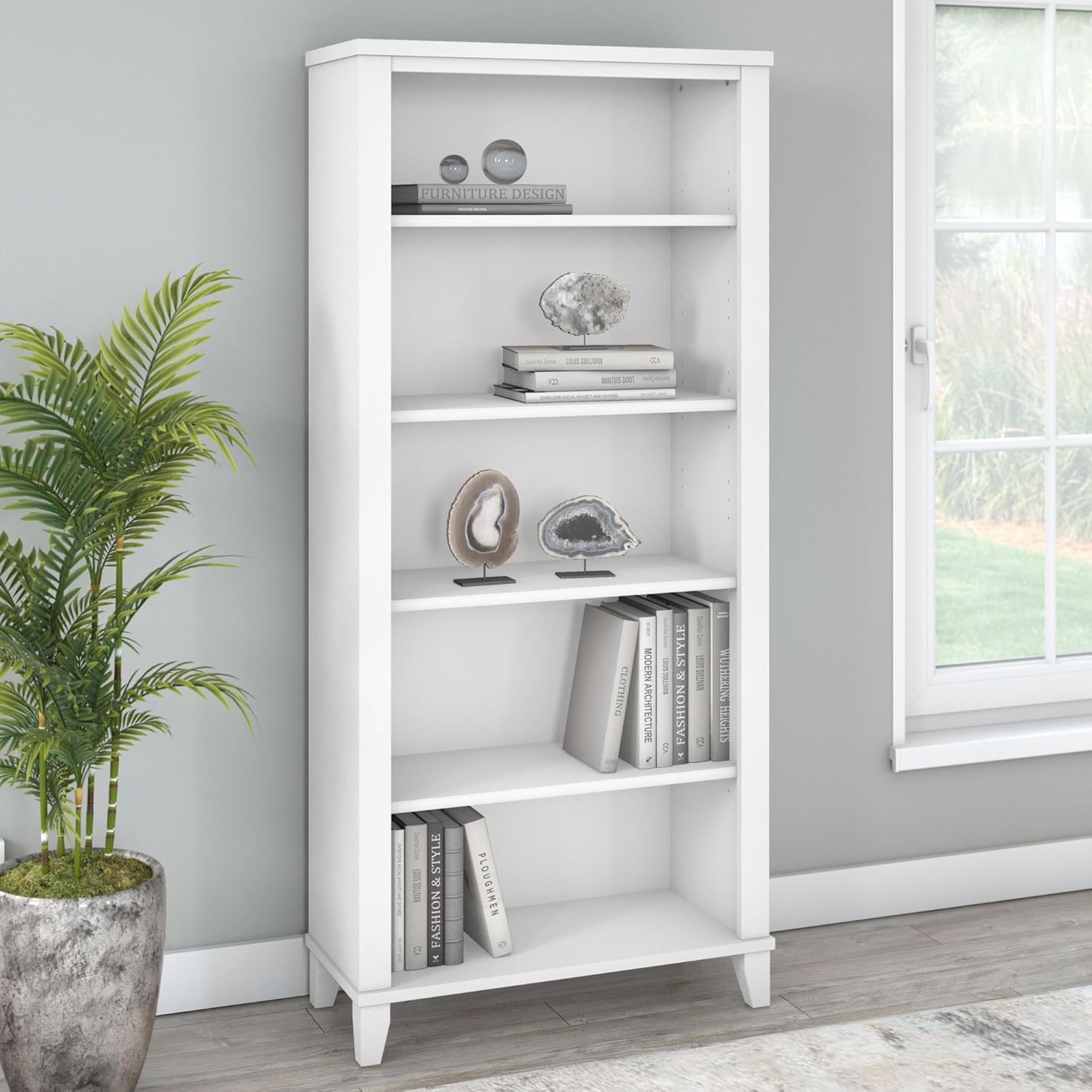 Bush Furniture Somerset Tall 5 Shelf Bookcase