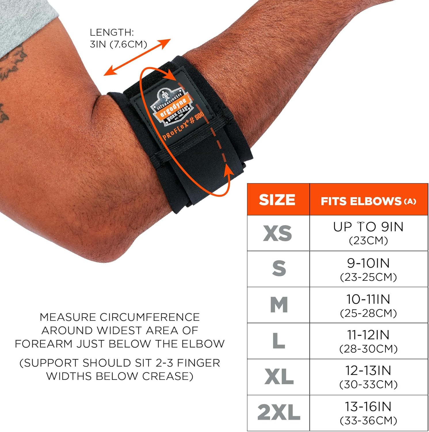 ERGODYNE ProFlex 500 Elbow Support