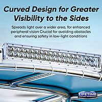 BLACK OAK Pro Series 3.0 Curved Double Row LED Light Bar - Combo Optics, IP69K