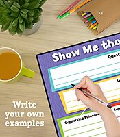 Carson Dellosa Evidence-Based Reading and Writing Bulletin Board Set (110290), 17" x 24", 17" x 12", Multicolor