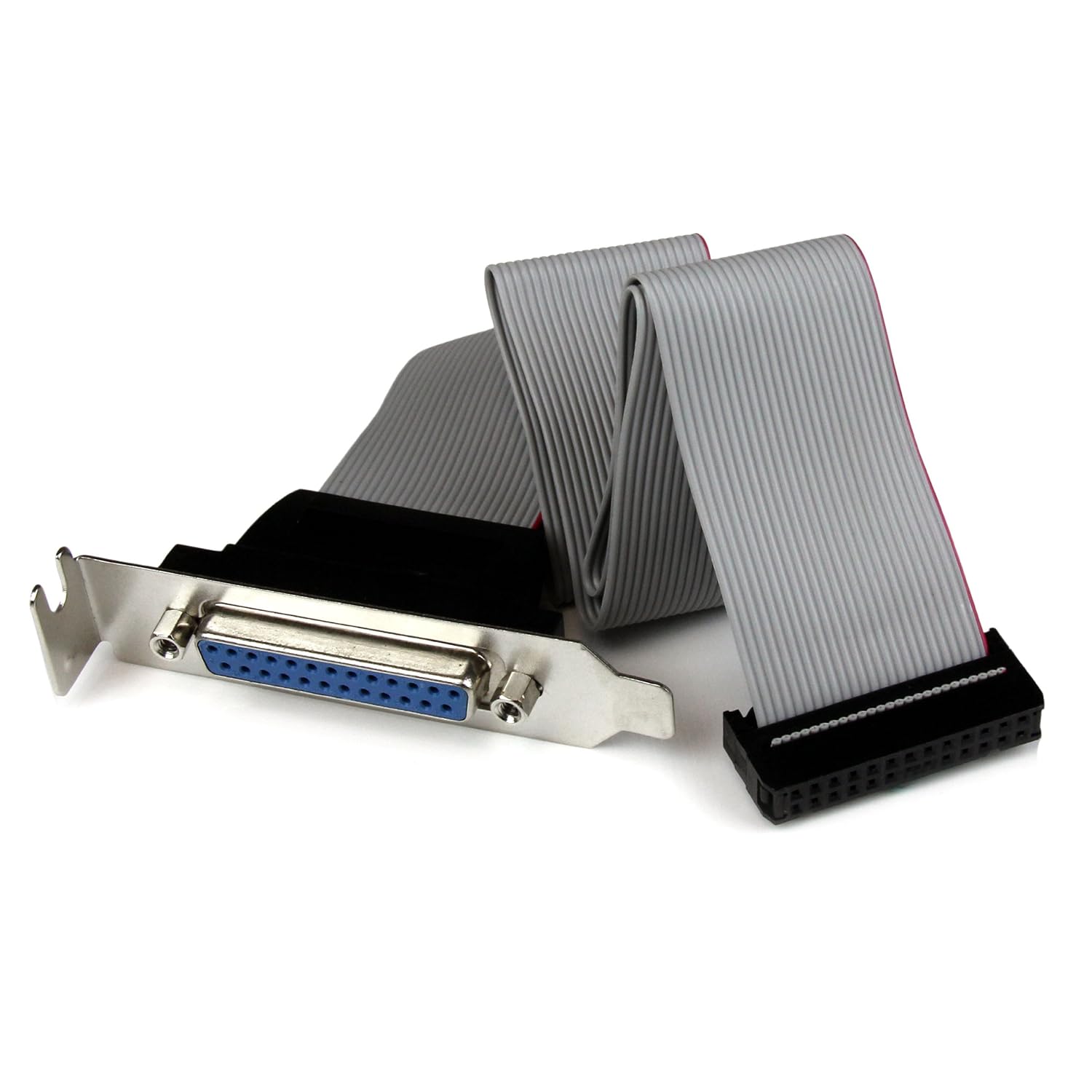 StarTech.com Low Profile 16in Parallel Port Header Cable Adapter w/ Bracket