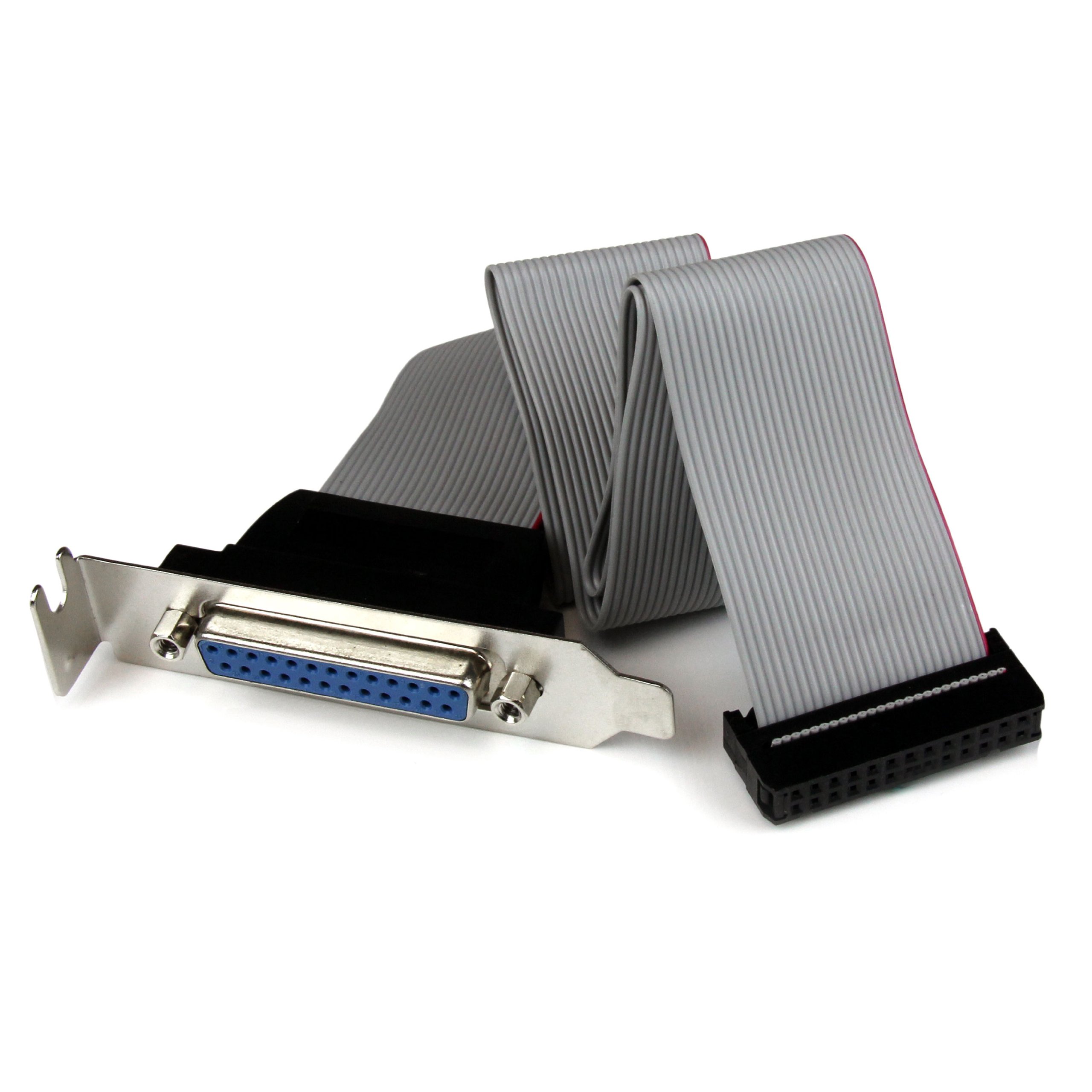 StarTech.com Low Profile 16in Parallel Port Header Cable Adapter w/ Bracket
