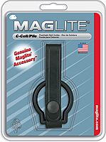 MagLite ASXC046Maglite Black Plain Leather Belt Holder for C-Cell Flashlight