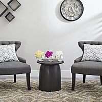 Nearly Natural 4208-S3 9" Phalaenopsis Orchid Artificial Arrangement in Vase (Set of 3), Multi/Color