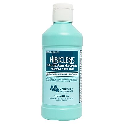 Hibiclens® Antiseptic / Antimicrobial Skin Cleanser – 8 oz Bottle, 4% CHG