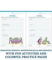 Carson Dellosa Grades 2-5 Cursive Handwriting Workbook, Writing Book With Sight Words, Sentences
