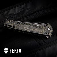 TEKTO F3 Charlie Button Lock Folding Knife