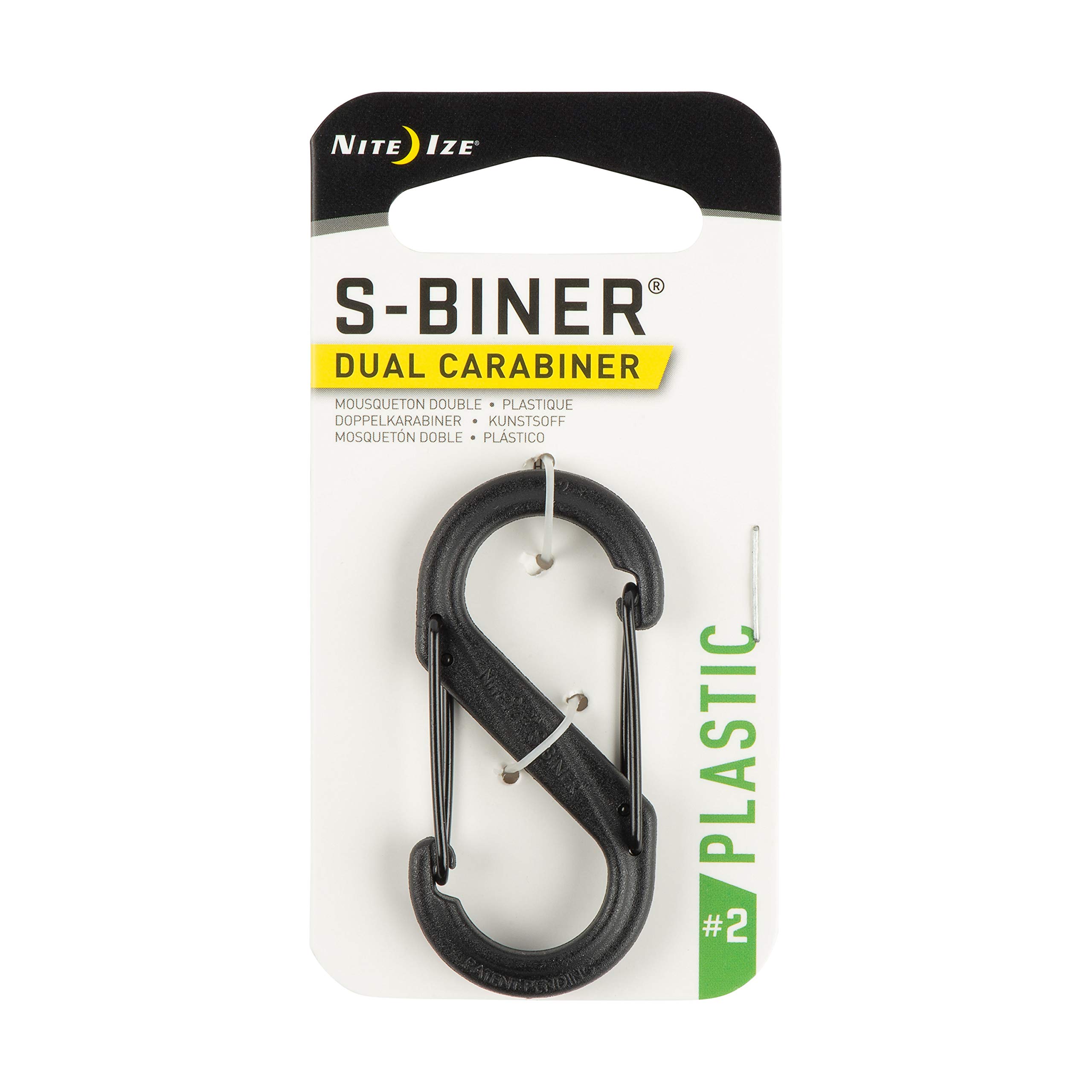 Nite Ize S-Biner Dual Carabiner Plastic with Stainless Steel Gates