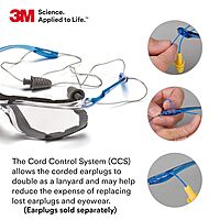 3M Virtua CCS Safety Glasses with Removable Foam Gasket