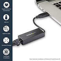 StarTech USB to Ethernet Adapter - USB to RJ45 Gigabit Network Adapter