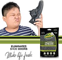 OdoBan Air Purifying Charcoal Natural Odor Eliminator, Non-Toxic Formula, Made in the USA, Fragrance Free, 6-Pack of 10 Gram Bags 2.11 Ounce (Pack of 1)