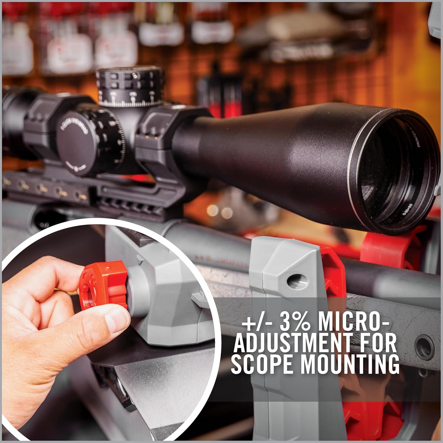Real Avid Master Gun Workstation Up to 18.3" of Travel One-Hand Quick Adjustable Clamping