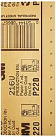 3MO 3M Gold Abrasive Sheet 216U, 3-2/3 in x 9 in, 100 Sheets