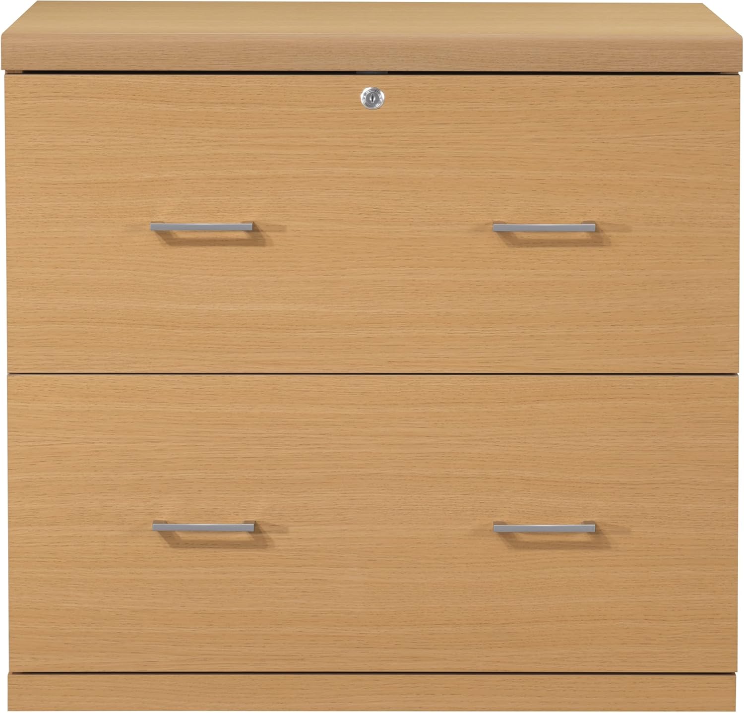 Office Star Alpine 2-Drawer Lateral File Cabinet with Lockdowel Fastening System