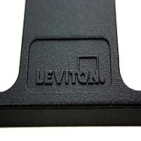 Leviton 49005-DMB DIE-CAST Cable MGMT BAR Black