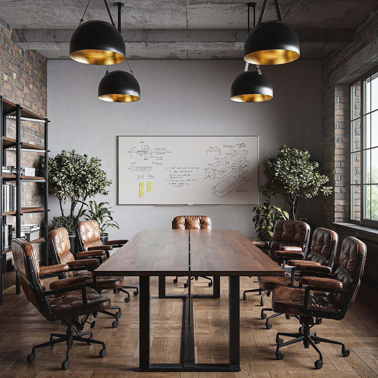 U Brands Magnetic Dry-Erase Board, 96in X 48in, Silver Aluminum Frame, Actual Size 95in X 47in (2891U00-01)