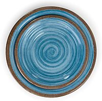 Elama 12-Piece Lightweight Melamine Dinnerware Set