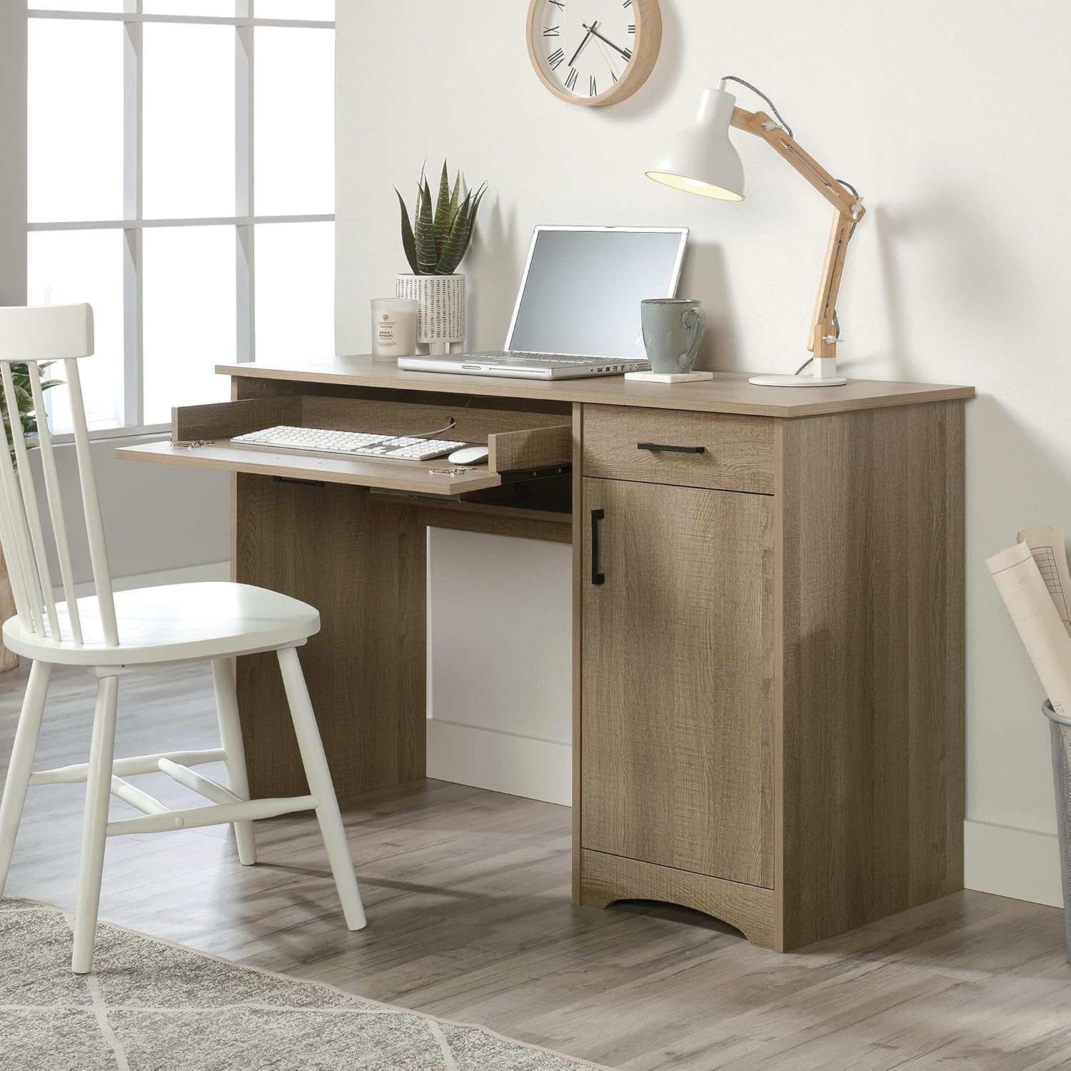 Sauder Beginnings Computer Desk with Drawers and Storage