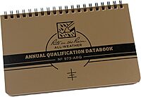 Rite in the Rain Weatherproof Marine Qualification Reference Book, 7" x 4.625", Khaki Cover (No. 973-ARQ)