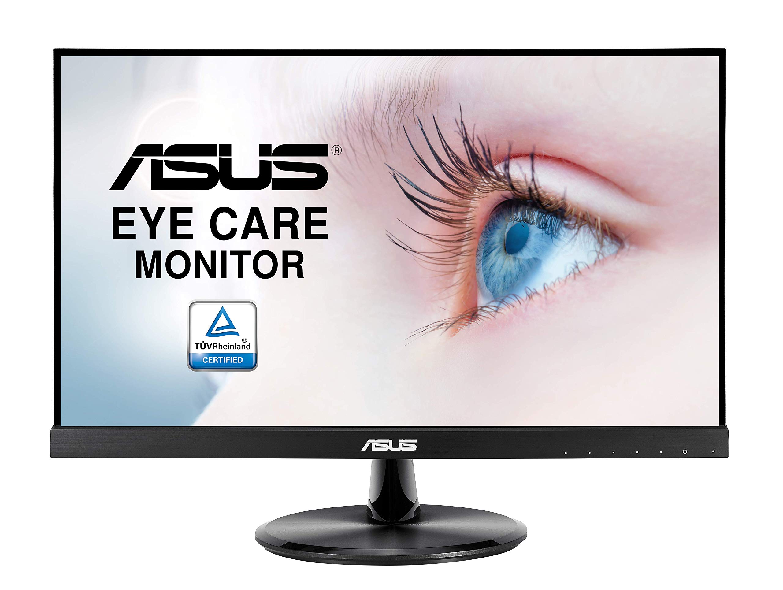 ASUS VP229Q 21.5” Monitor, 1080P Full HD, 75Hz, IPS, FreeSync/Adaptive-Sync, Eye Care, HDMI DisplayPort VGA, Frameless