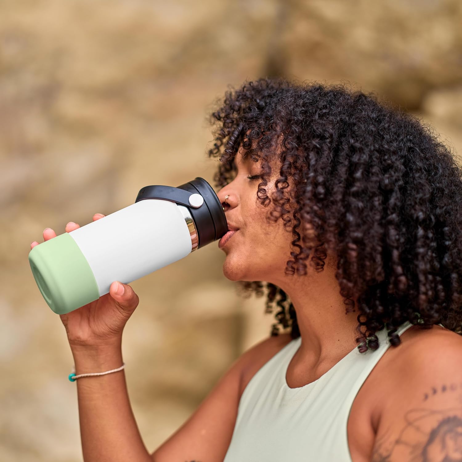 HYDRO FLASK Wide Mouth Insulated Bottle with Flex Sip Lid