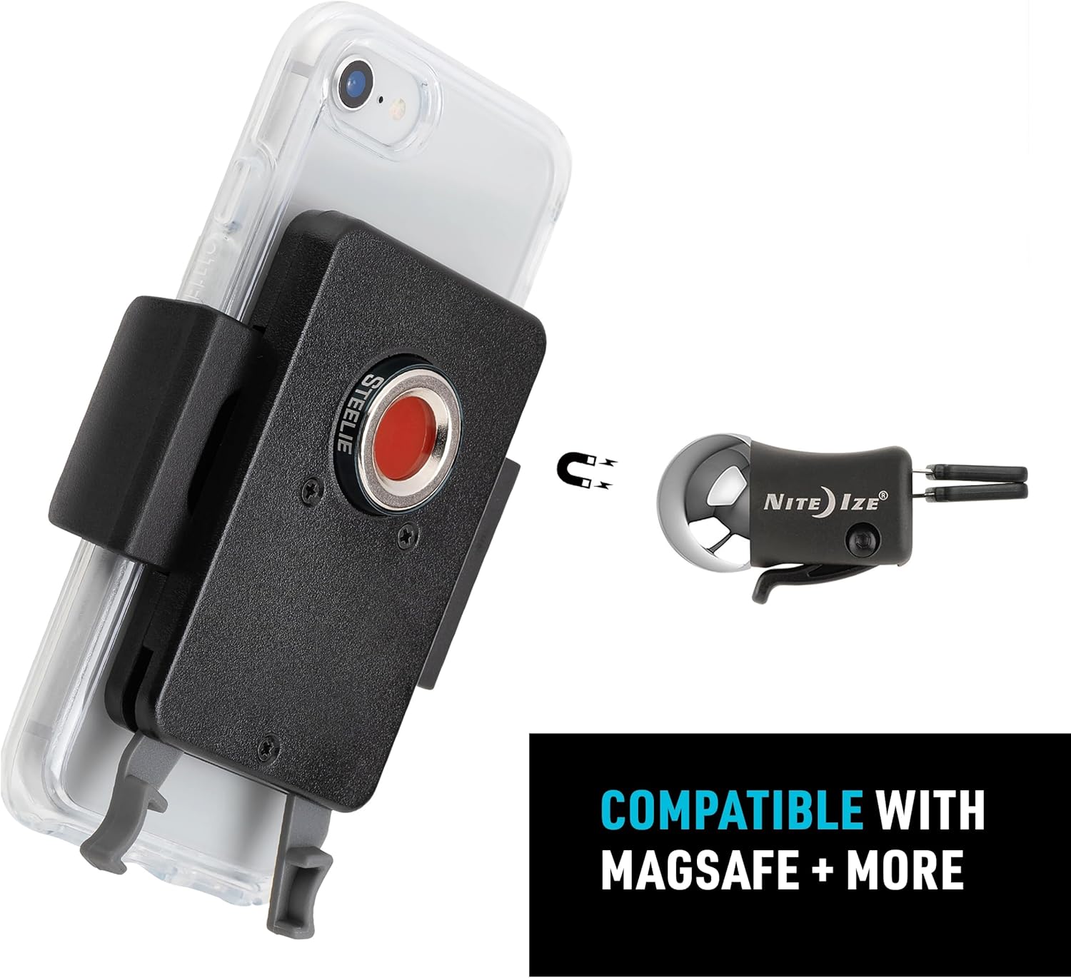 Nite Ize Steelie Vent Kit - Magnetic Phone Mount for Car Vents