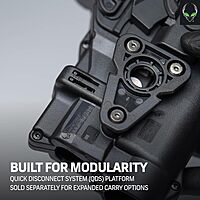 ALIEN GEAR Rapid Force Level III Duty Holster - Left Hand - No Light, Compact Light and Large Light Compatible