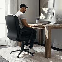 Flash Furniture Fundamentals Big & Tall Swivel LeatherSoft Office and Gaming Chair