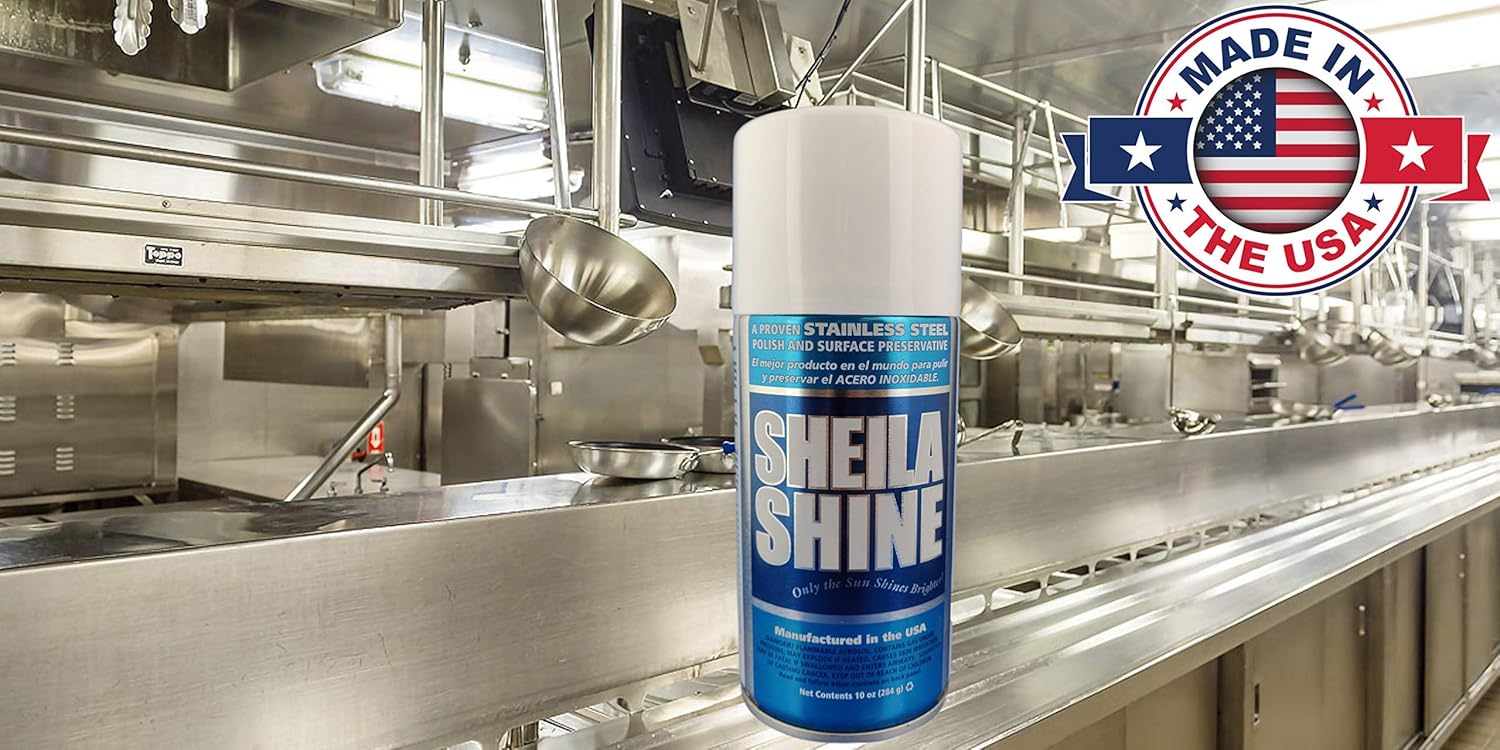 SHEILA SHINE Low VOC Stainless Steel Cleaner and Polish