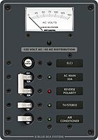 Blue Sea Systems 8102 ELCI Main 30A Double Pole + 2 Positions with Voltmeter