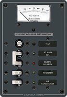 Blue Sea Systems 8102 ELCI Main 30A Double Pole + 2 Positions with Voltmeter