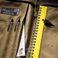 Rite in the Rain Weatherproof Cordura Fabric Notebook Cover, 5.5" x 8.5", Tan Cover (No. C980)