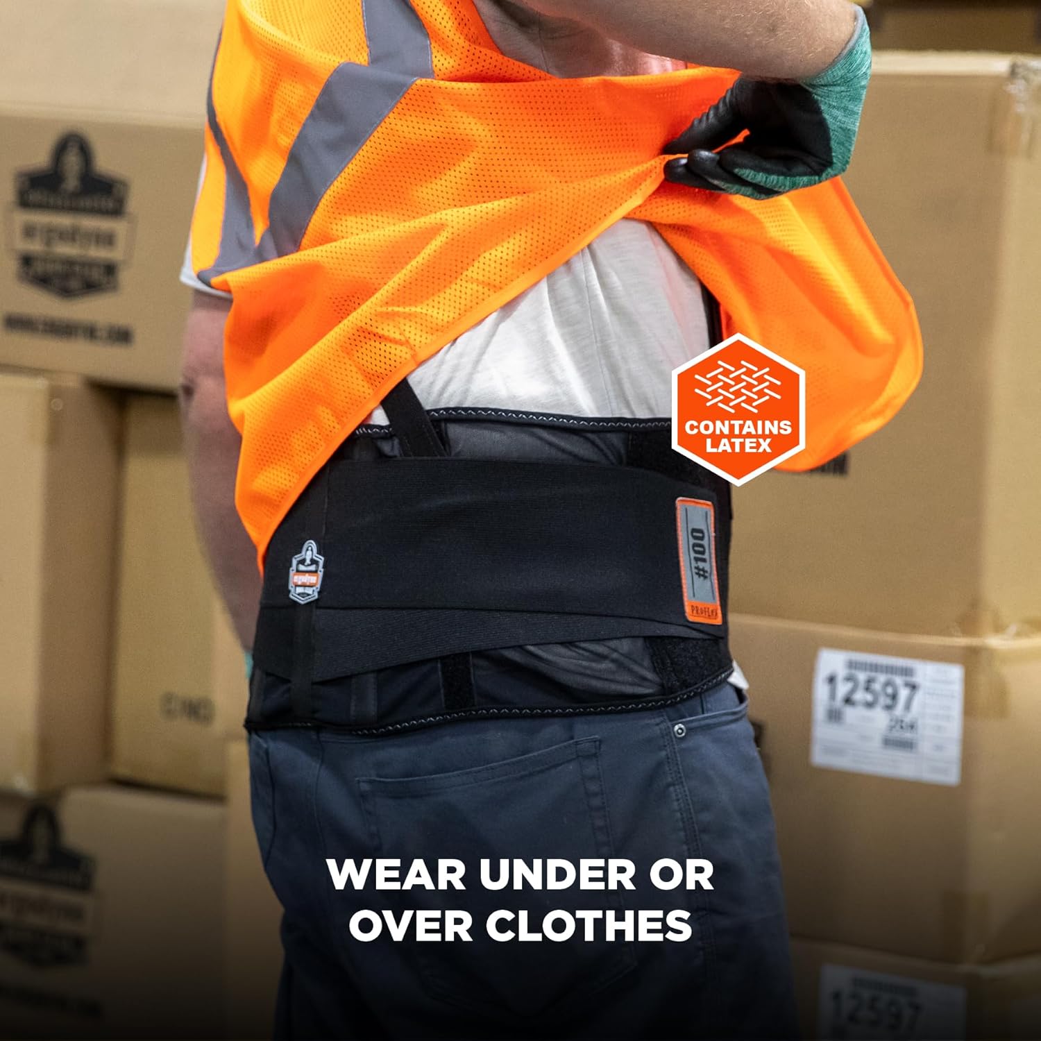 Ergodyne ProFlex 100 Economy Spandex Back Support Brace